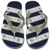 NEW YORK YANKEES OFFICIAL LOGO FLIP FLOP SANDALS SZ. M