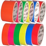 Tape Brothers Fluorescent Premium Cast Vinyl Tape 1 and 2 inch width, several colors available