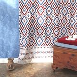Navajo Rhythms ~ Red White and Blue Southwestern Shower Curtain 72x72 51 PxCbhAiL. SL160 Navajo Rhythms ~ Red White and Blue Southwestern Shower Curtain 72x72