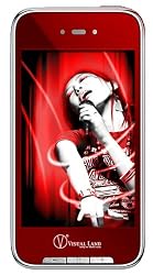 Visual Land V-Touch Pro 8 GB 3.2-Inch Touch Screen MP3 player with Camera (Red)