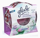 Glade Scented Oil Candle, Decorative Glass Holder, Angel Whispers, 0.5-Ounce