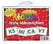 Barker Creek LM-4105 Learning Magnets KidUSA State Abbreviations