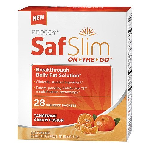 Re-Body - Safslim On-The-Go Tangerine Cream, , 28 packets