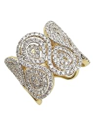 14k Yellow Gold 2.32ctw Diamond Cocktail Ring LR150Y Size 7.25