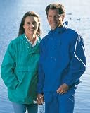 Tri-Mountain Men's Big And Tall Unlined Nylon 1/2 Zip Anorak Hooded Jacket. 1000