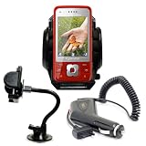 Brand New XYLO ACCESSORIES Car Kit: Windscreen Suction Mount Holder and In Car Charger for the Sony Ericsson C903