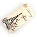 Coromose Flower Tower Pattern Women Long Purse Clutch Wallet Bag Card Holder