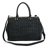 Bagoddess Weave Elegent Purse Handle Designer Inspired Tote Handbag