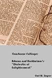 Adorno and Horkheimer's "Dialectic of Enlightenment"