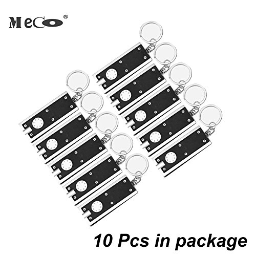 Keychain flashlight, MECO mini flashlight LED Camping Keyring Flashlight, Portable Thin & Tiny Flash Light Torch Keychain Lamp Key Chain, 45 lumen micro light -- 10Pcs Keychain flashlight, MECO mini flashlight LED Camping Keyring Flashlight, Portable Thin & Tiny Flash Light Torch Keychain Lamp Key Chain, 45 lumen micro light -- 10Pcs