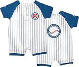 Chicago Cubs Baby Pinstripe Romper - 12 months
