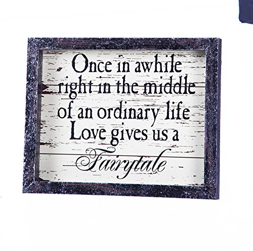 Wooden Plaque, Love Gives Us a Fairytale