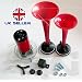 TWIN AIR HORNS DUAL TONE CAR BOAT CAR TRUCK 12V