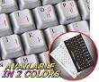 KOREAN-ENGLISH NON-TRANSPARENT KEYBOARD STICKER ON WHITE BACKGROUND