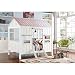 Acme Furniture 37695F Spring Cottage Bed, Full, White & Pink