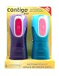 Contigo Autoseal Kids 14-Ounce Trekker Cup, Purple/Teal, Set of 2