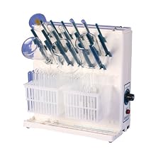 Bel-Art Scienceware 188190012 Polypropylene Lab-Aire II Single-Sided Electric Benchtop Drying Rack, 2 Tier, 120V, 16.75" Length x 7.5" Width x 15.7" Height