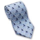 Coffee / Caffeine Molecule - Men's Silk Necktie
