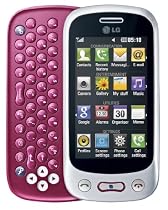 LG GT350 Town Handy (7.6 cm (3 Zoll) Display, Touchscreen, 2 Megapixel Kamera) Glossy wei&szlig;/pink