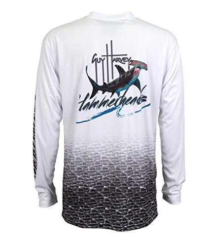 Guy Harvey Mens Hammerhead Performance Shirt