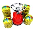 Gaskocher Campingkoc her Kartuschen kocher Nurgaz/Rsonic + 6x Kartusche