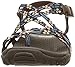 Skechers Women's Reggae Loopy Toe Ring Sandal, Chocolate/Blue, 10 M US