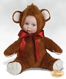 Teddy Bear "Teddy", 10-Inch Plush Doll in Porcelain by Paradise Galleries Dolls