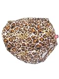 Leopard Diaper Cover by Zutano - Brown - 0-6 Mths