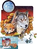 kids and infants educational toys item: Wolf 50pc Floor Puzzle