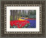 Picture Frame Silver Compo Lip w/ Black Vein .. 3.5'' wide