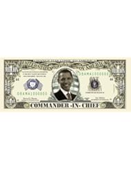 Obama 44th President Collectors Presidential One Million Dollar Bill