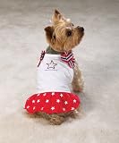 Dog Dress - Casual Canine Patriotic Pup Dress - Medium