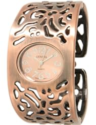 069 Geneva Copper Bangle Watch