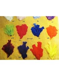 Single Detail Page Misc: Yellow Marabou Craft Feathers 14 Grams Mixed Size Package - onlinepartycenter