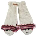 DeLux Cute Sock Monkey Wool Animal Mittens - More Colors!