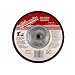 Milwaukee 49-93-3132 7 x 1/4 x 5/8-11 Arbor Aluminum Oxide Grinding Discs (10 Pack)