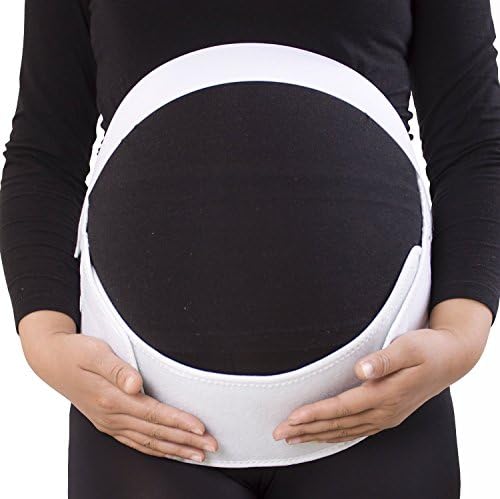 Acamar Maternity Support Belt - Prenatal Pregnancy Belt, Belly Back Brace for Lower Back Support for Back Pain (M)