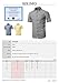 Youstar Basic Short Sleeve Button Up Shirt Gray Size L