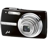 Olympus Mju 820 Digital Compact Camera - Midnight Black (8MP, 5x Optical Zoom) 2.7" LCD