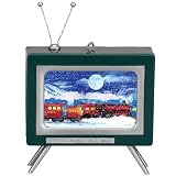 Gold Label Mini Musical TV with Scrolling Scene, Green TV