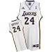 Men's Los Angeles Lakers #24 Kobe Bryant White Swingman Jersey - 2XL