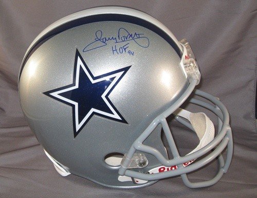 Tony Dorsett Autographed/Hand Signed Dallas Cowboys Full Size Deluxe Replica Football Helmet with HO