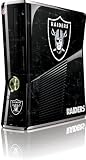 Skinit Oakland Raiders Microsoft Xbox 360 Slim (2010) Distressed Skin