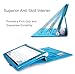 Lenovo Yoga Tablet 2 10 inch Case, FYY Premium Detachable PU Leather Case Stand Cover with Hand Strap and Card Slots for Lenovo Yoga Tablet 2 10 Inch(Android Version Only) Cyan (With Auto Wake/Sleep)