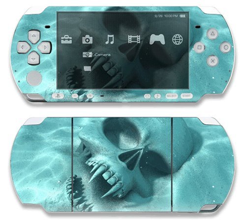 Underwater Vampire Skull Decorative Protector Skin Decal Sticker for Sony Playstation PSP Slim / PSP 3000