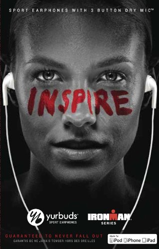 Yurbuds Ironman Inspire Pro - Dry Mic - White / White