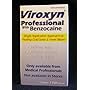 NEW Viroxyn Professional with Benzocaine Cold Sore & Fever Blister Treatment: One 3-pack (3 Single Applications)
