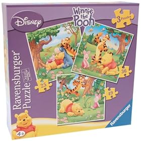 Ravensburger Winnie the Pooh 3 in a Box Jigsaw Puzzle