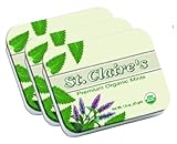 St. Claire's Organics® Premium Organic Mints, 1.5 oz Tin (Bundle of 3)