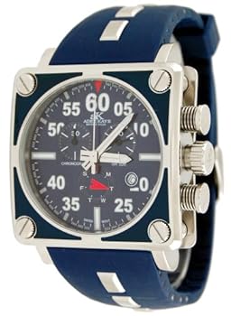 Adee Kaye #AK4007-M2 Men's Sports Rubber Strap Chronograph Watch